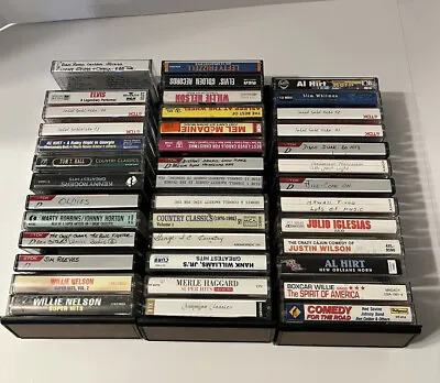 $20 • Buy Lot Of 40 Vintage Cassette Tapes