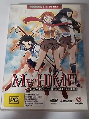 My Hime - Complete Collection ( DVD  7 Disc Set ) VGC Region 4 Ch23 • $30.71