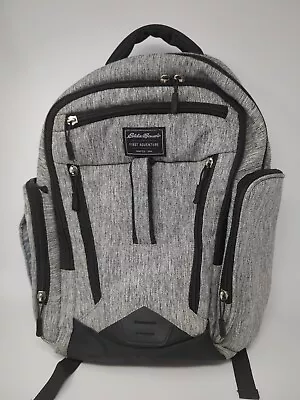 Eddie Bauer Rainier Back Pack Diaper Bag Gray/Black • $14.99