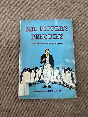 Mr. Popper's Penguins By Richard Atwater Florence Atwater Paperback Book • $6