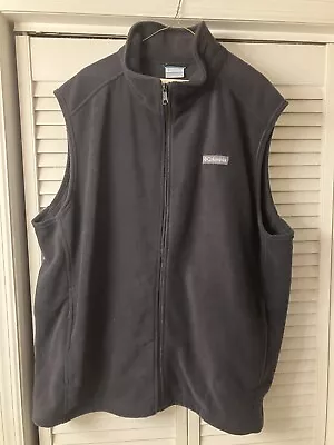 Mens Columbia Mountain Fleece Vest 3xTall • $14.99