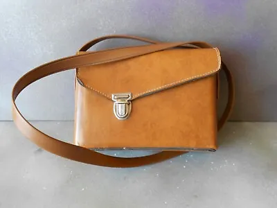 $19.99 • Buy Vintage Belding Of California Saddle Leather Camera Carry Case Bag Vinyl Strap