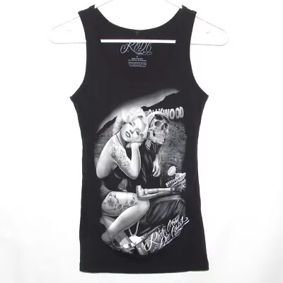 Ride Or Die Chick Tank Top Women's Small Biker Hollywood Marilyn Monroe • $14.99