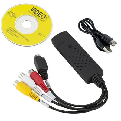 New USB 2.0 Audio TV Video VHS To DVD VCR PC HDD Converter Adapter Capture Card • $8.51