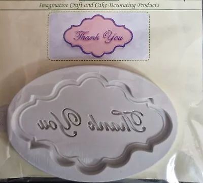 Katy Sue Silicone Moulds - Thank You Mould • £3