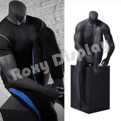 Male Fiberglass Headless Athletic Style Mannequin Dress Form Display #MZ-NI-5 • $279
