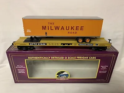 Mth Premier Ttx Flatcar & 48’ Milwaukee Road Trailer 20-98129! Intermodal Tofc • $59.99