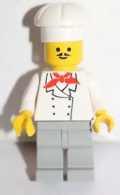 Lego French Chef Minifigure Vintage W/ Hat Mini Fig • $14.99