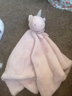 Little Miracles XL Pink Unicorn Comfort Blanket Pram Soft Toy Comforter Costco  • £17.50