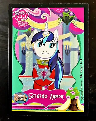 My Little Pony Trading Cards Series 1 Royal Wedding Foil F15 Shining Armor • £24.11