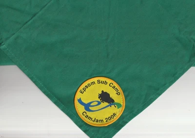 £1.50 • Buy Scout Jamboree Necker UK -CamJam 2006 - Sub Camp - Epsom - Green (NK)