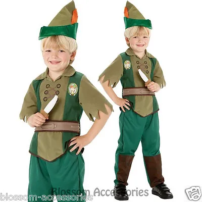 CK338 Child Peter Pan Disney Costume World Book Day Week Boys Fancy Dress Outfit • $41.06