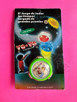 Mexican Vintage MEM Plastic ProStar Yo-Yo With Pique Soccer Tournament Pet 1986 • $50