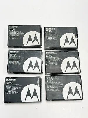 Lot Of 6 OEM Motorola BT90 Lithium Ion Batteries 1800 MAh • $59