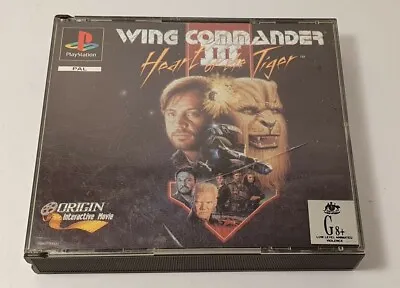 Sony Playstation 1 Wing Commander III Heart Of The Tiger PS1 Game PAL 1996 • $19.99