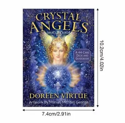 Crystal Angel Tarot Oracle Card Deck Doreen Virtue Crystal Tarot Angel Cards • $7.99