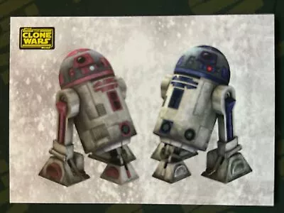 2008 Topps Star Wars The Clone Wars  Stickers R2-D2 & R2-KT #45 • $6.98