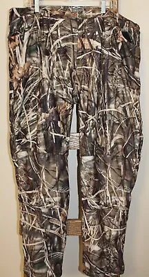 Men's~DRAKE~Advantage~MAX 4 HD~Camo~HUNTING PANTS~Fleece Lined~BROWN~2 XL~44-46 • $37.99