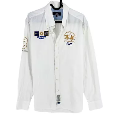 LA MARTINA White Long Sleeves Shirt Size L • $22.12