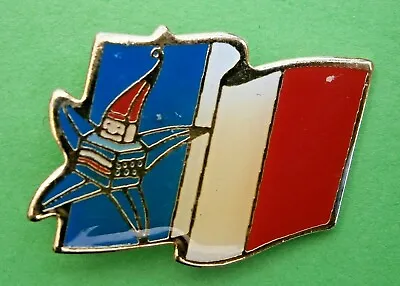 £4.50 • Buy F781*) Enamel French France Flag Olympic Mascot Brooch Tie Lapel Pin Badge