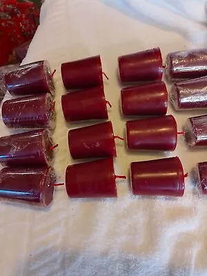 16  Mulled Wine Scented Votives   Xmas Candles • £8.99