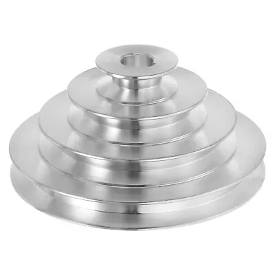 Aluminum A-Type 4 Step Pulley Wheel 16mm Bore 41-130mm Outer Dia For 12.7mm Belt • $41.19