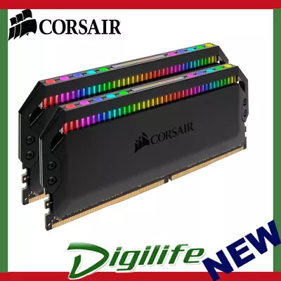 Corsair Dominator Platinum RGB 16GB 2x8GB DDR4 3200MHz CL16 Desktop Memory Kit • $137