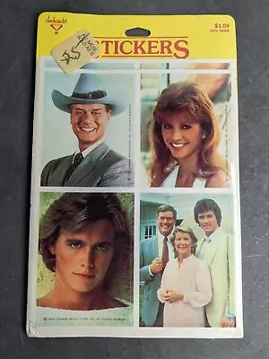 Vintage 1978 Hallmark Cards Ambassador Dallas Television Show Stickers. • £9.68