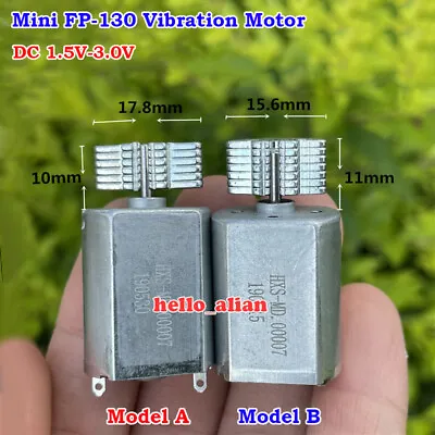 DC 1.5V-3.7V Mini FP-130 Strong Vibration Vibrating Motor Vibrator Toy Massager • $2.98