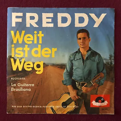 FREDDY :  Weit Ist Der Weg / La Guitarra Brasiliana - Polyd. 24381  D 1960 - EX • £4.11