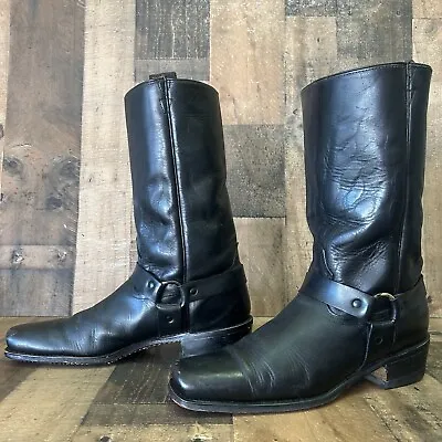 Acme Vintage Square Toe Harness Boots Mens 12 N • $199.95