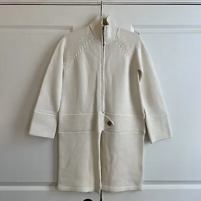 J Crew Long Sweater Coat Cardigan Dress Tunic Jacket NWOT Vintage Sz M • $44