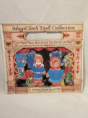 Vtg Magicloth Toy Collection  Classic Dolls Raggedy Ann And Andy Magnetic Doll  • $18.99