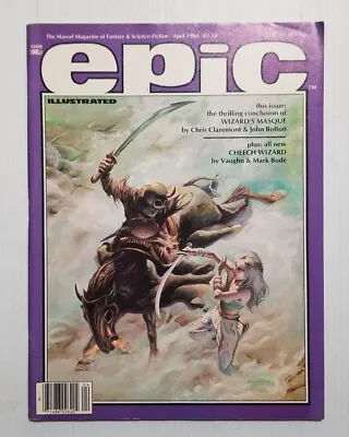 Marvel Magazine EPIC ILLUSTRATED Issue 23 April 1984 John Bolton Cover Clean! • $14.29