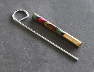 Rainbow Mango One Hitter Pipe- Brass Pipe With Wood Face • $10