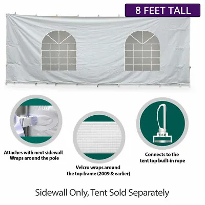 8x20 Window Sidewall For High Peak Canopy Event Tent Wall Outdoor Gazebo Vinyl • $299.99