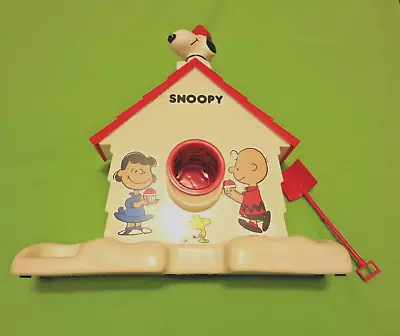 VTG 1989 Peanuts Snoopy Sno-Cone Machine Snow Cone Missing Snowman Replacements • $9.88