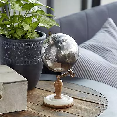 Plastic Globe With Marble Base 5  X 5  X 10  Black • $25.24