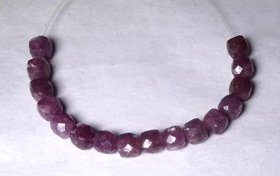 $0.99 • Buy 16 Gorgeous Faceted 5 Mm Natural LEPIDOLITE Cube Beads