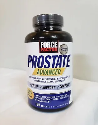 $25 • Buy Force Factor  Prostate Advanced  Supplement For Men (Qty: 180)