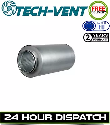 Ducting Silencer Noise Reduction Acoustic Ventilation Fan Solid Muffler • £69.99