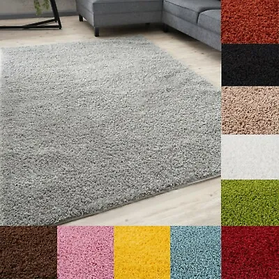 £94.99 • Buy Living Room Thick Shaggy Rugs -  Runners Soft Pile Carpet For Bedroom/Kitchen