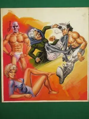 Beefcake Sexy Gay Int Hunk Wrestling Mexican Comic Cover Art Signed By Pegaso • $199.99