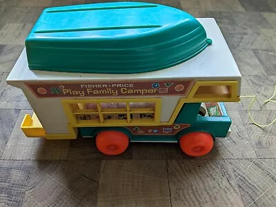 £4.99 • Buy Fisher Price Vintage Play Family Camper Van With Boat