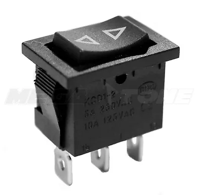 SPDT KCD1 Mini Rocker Switch Momentary (On)-Off-(On) 6A/250VAC USA SELLER!!! • $1.99