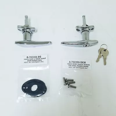 Ford Model A Exterior Outside Locking Door Handle Kit Closed Car 1930 1931 • $99.77