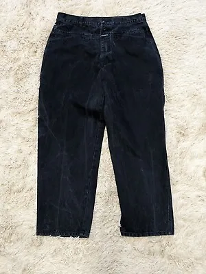 Marithe Francois Girbaud Y2K Jeans Men’s 36 Black Wide Leg Baggy 36X30 Hip Hop • $59