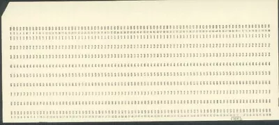 10 Vintage Computer Hollerith IBM Punch Cards • $6.50