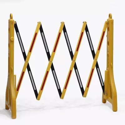 £64.99 • Buy Folding Safety Barrier 2.5m Expandable Crowd Control Safe Secure Guard