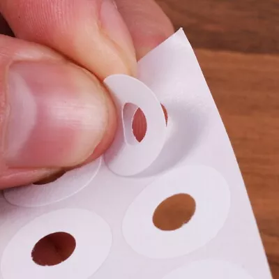 1024x HOLE PUNCHED PAGE EYELETS Page Reinforcer Sticky Adhesive Protector File • £5.57